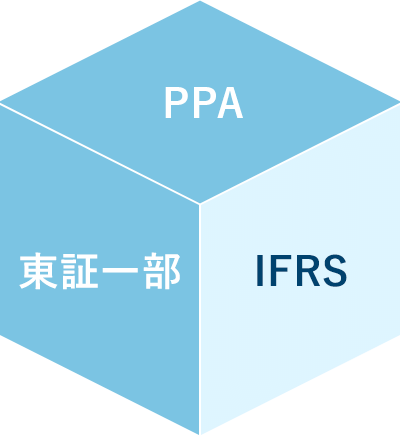 PPA／東証一部／IFRS